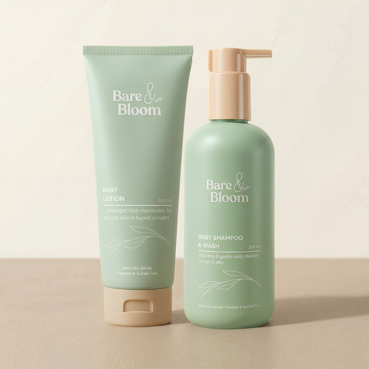 Starter Care Routine (Shampoo/Wash & Lotion)